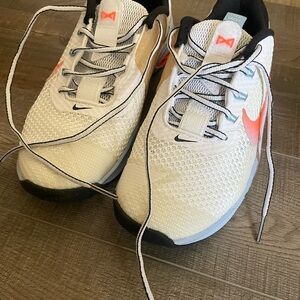 Nike womens Metcons - White and Orange